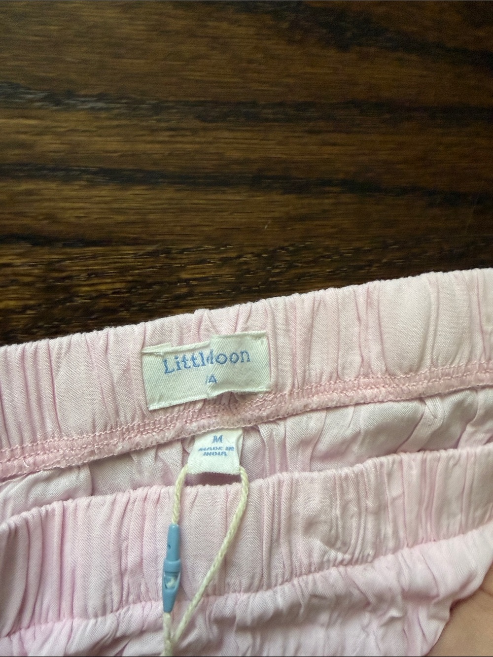 Aritzia Little Moon Baby Pink Crinkle Skirt - Picture 3 of 5